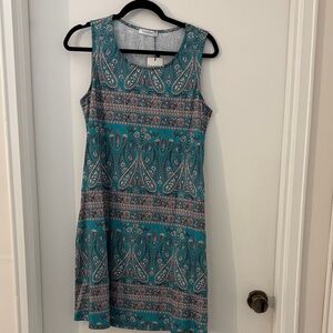 Paisley Print Midi Dress